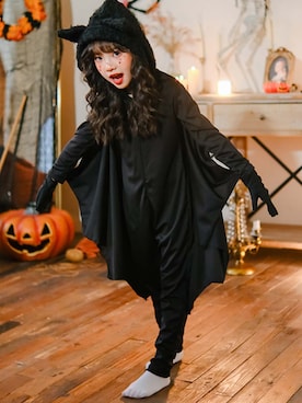 「アイテム（雑貨/ホビー）」を使った、OSYAREVOさん（キッズ・140cm）の秋コーディネート