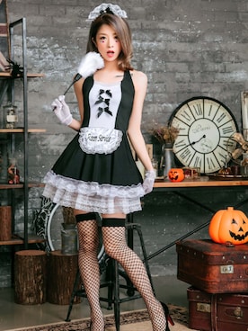 「アイテム（コスチューム/パーティーグッズ）」を使った、OSYAREVOさん（レディース・166cm）の秋コーディネート