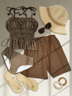 【公式】OSYAREVOさん（レディース・160cm）の春コーディネート