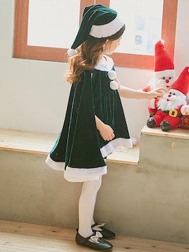 「アイテム（コスチューム/パーティーグッズ）」を使った、OSYAREVOさん（キッズ・140cm）の冬コーディネート