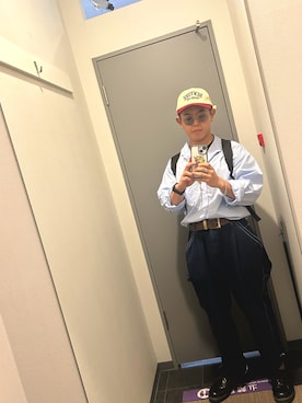 「アイテム（キャップ）」を使った、muttyさん（メンズ・163cm・20代）の夏コーディネート