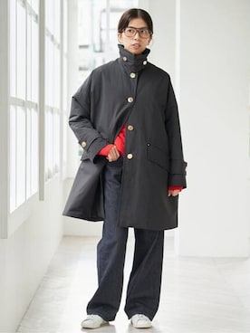 「IENA（イエナ）のアイテム（パンツ）」を使った、sonoさん（レディース・160cm）の秋コーディネート