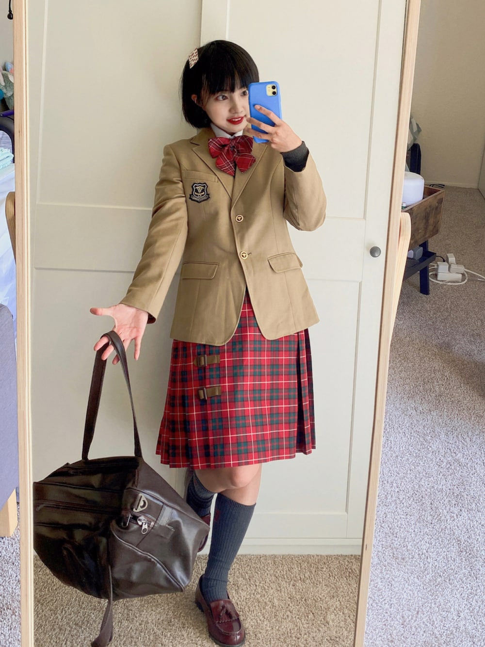 doctorpanddaさんの（隆徳館中学校）を使ったコーディネートの1枚目の写真