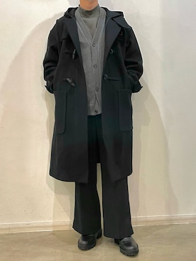 「アイテム（ダッフルコート）」を使った、noriさん（メンズ・167cm）の冬コーディネート