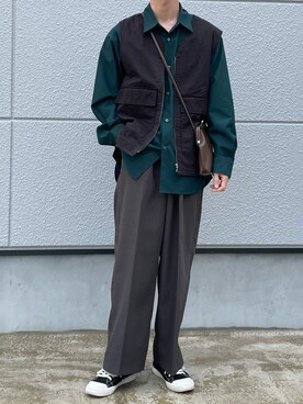 「epnok（エプノック）のアイテム（バッグ）」を使った、noriさん（メンズ・167cm）の春コーディネート