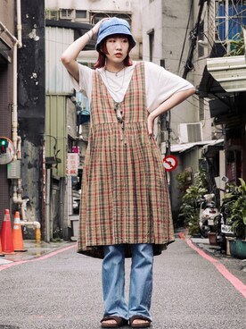 𝕄𝕚𝕜𝕒さん(レディース・173cm)の夏コーディネート