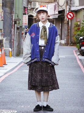 𝕄𝕚𝕜𝕒さん（レディース・173cm）の冬コーディネート