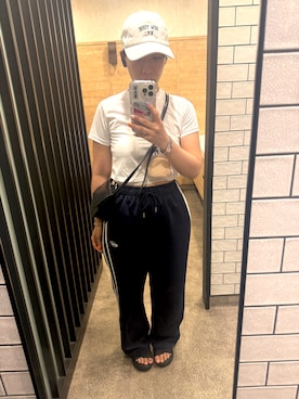 「almo（アルモ）のアイテム」を使った、あおさくさん（レディース・154cm）の夏コーディネート