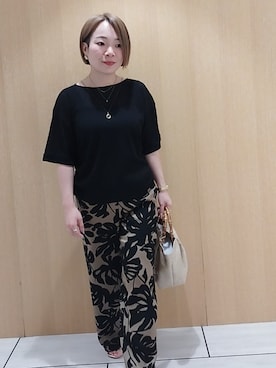 「UNTITLED（アンタイトル）のアイテム」を使った、sugiさん（レディース・153cm）の夏コーディネート