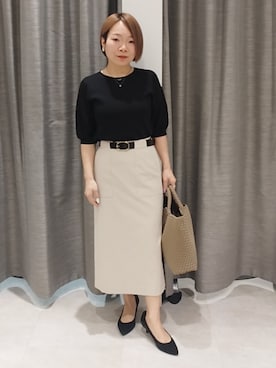 「UNTITLED（アンタイトル）のアイテム」を使った、sugiさん（レディース・153cm）の夏コーディネート
