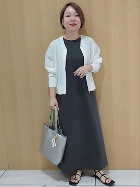 「MILOS（ミロス）のアイテム」を使った、sugiさん（レディース・153cm）の春コーディネート
