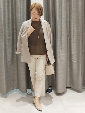 「UNTITLED（アンタイトル）のアイテム」を使った、sugiさん（レディース・153cm）の夏コーディネート