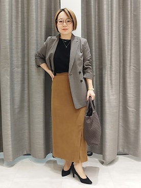 「UNTITLED（アンタイトル）のアイテム」を使った、sugiさん（レディース・153cm）の秋コーディネート