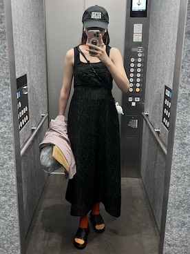 「united arrows」｜「アイテム（ワンピース/ドレス）」を使った、reoさん（レディース・170cm）の夏コーディネート