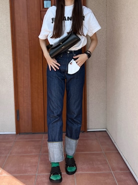 「アイテム（サンダル）」を使った、reoさん（レディース・170cm・20代）の夏コーディネート