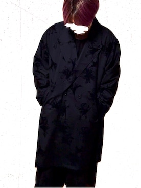 「セットアップスタイル」｜「アイテム（トレンチコート）」を使った、くろさん（メンズ・167cm）の冬コーディネート