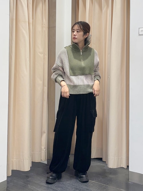 ベロアカーゴパンツ（その他パンツ）｜KBF（ケイビーエフ）の