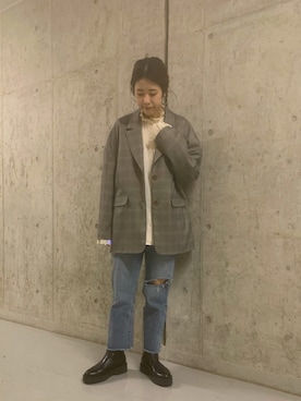 maikoさん（レディース・159cm）の冬コーディネート