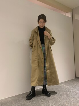 「kbf_ootd」｜「アイテム（ミリタリージャケット）」を使った、maikoさん（レディース・159cm）の秋コーディネート