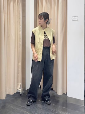 「アイテム（その他アウター）」を使った、maikoさん（レディース・159cm）の夏コーディネート