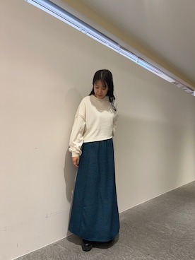 「kbf_ootd」｜「アイテム（スウェット）」を使った、maikoさん（レディース・159cm）の秋コーディネート