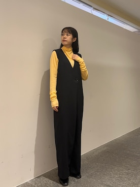 「kbf_ootd」｜「アイテム（サロペット/オーバーオール）」を使った、maikoさん（レディース・159cm）の秋コーディネート