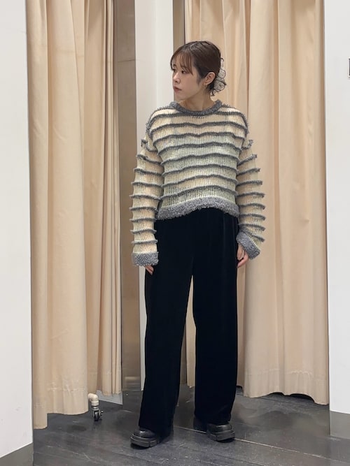 ベロアイージーパンツ（その他パンツ）｜KBF（ケイビーエフ）の