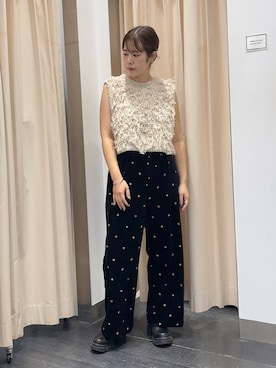 「ニットベスト」｜maikoさん（レディース・159cm）の秋コーディネート