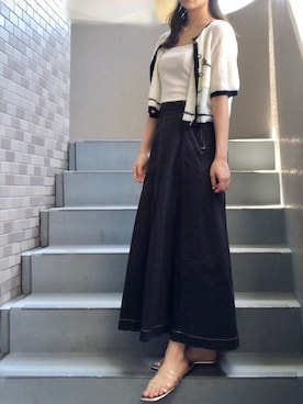 「shein」｜らりるさん（レディース・158cm）の夏コーディネート