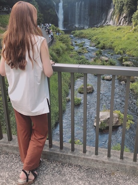 「UNIQLO（ユニクロ）のアイテム（Tシャツ/カットソー、ホワイト系）」を使った、keiさん（レディース・163cm）の冬コーディネート