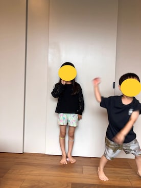 ニコりん^ ^さん（キッズ・100cm）の夏コーディネート