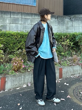 「アイテム（ニット/セーター）」を使った、ＫＲさん（レディース・159cm）の秋コーディネート