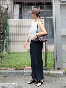 KRさん(レディース・159cm)の夏コーディネート