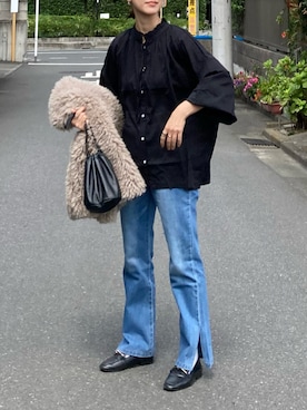 KRさん(レディース・159cm)の秋コーディネート