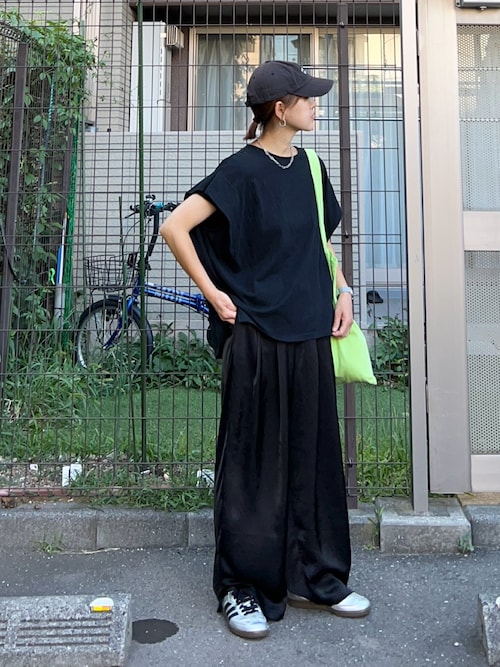 ワッシャーサテンダブルタックパンツ（その他パンツ）｜CORNERS