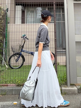 「notch.（ノッチ）のアイテム」を使った、ＫＲさん（レディース・159cm）の夏コーディネート