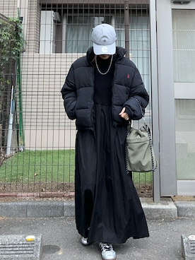 「アイテム（帽子）」を使った、ＫＲさん（レディース・159cm）の秋コーディネート