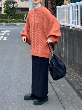 KRさん(レディース・159cm)の冬コーディネート