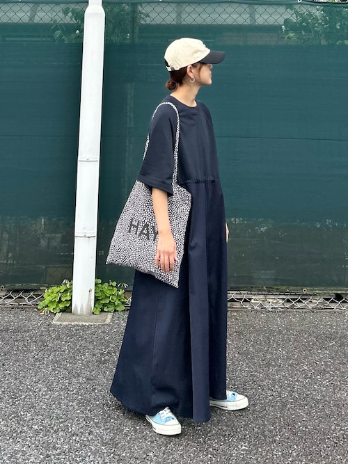CORNERS by KR】半袖スウェットドッキングワンピース