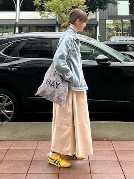 「HAY（ヘイ）のアイテム」を使った、ＫＲさん（レディース・159cm）の春コーディネート