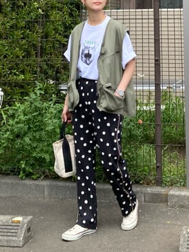 「Joie（ジョア）のアイテム」を使った、ＫＲさん（レディース・159cm）の春コーディネート