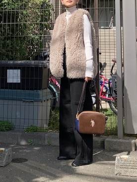 「アイテム（その他アウター）」を使った、ＫＲさん（レディース・159cm）の秋コーディネート