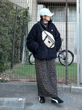 「アイテム（ブルゾン）」を使った、ＫＲさん（レディース・159cm）の秋コーディネート