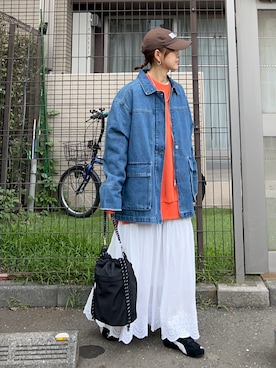 「アイテム（スウェット）」を使った、ＫＲさん（レディース・159cm）の秋コーディネート