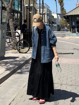KRさん(レディース・159cm)の春コーディネート