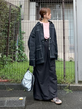 「アイテム（ジャンパースカート）」を使った、ＫＲさん（レディース・159cm）の秋コーディネート
