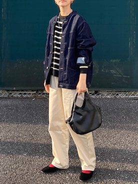 「LBC（エルビーシー）のアイテム（ジャケット/アウター）」を使った、ＫＲさん（レディース・159cm）の秋コーディネート