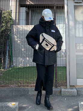 「アイテム（ジャンパースカート）」を使った、ＫＲさん（レディース・159cm）の冬コーディネート