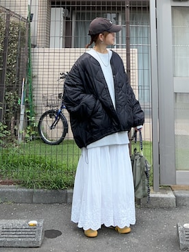 「アイテム（スウェット）」を使った、ＫＲさん（レディース・159cm）の秋コーディネート