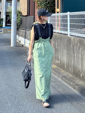 KRさん(レディース・159cm)の夏コーディネート